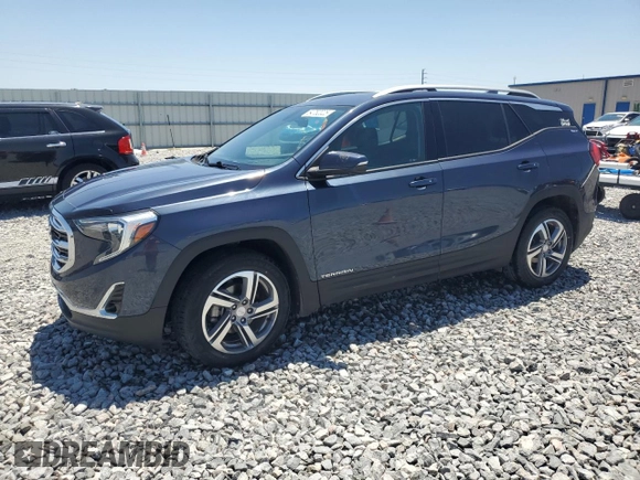 2018 GMC Terrain SLT Diesel with VIN 3GKALREU6JL263680, listed as a Copart auction lot 54782025 with 121,386 mi miles and Salvage Title. Bid and sale history available at DreamBid. Image 1.