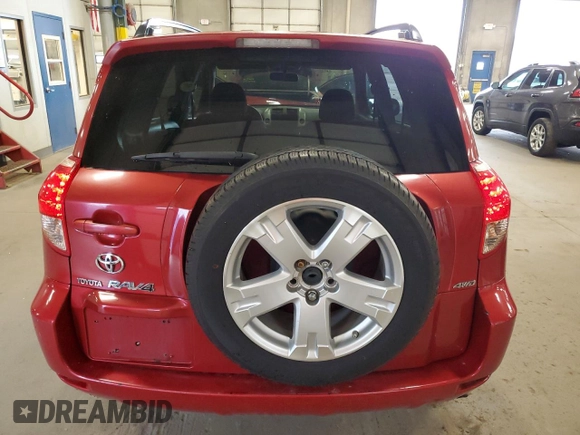 2007 Toyota RAV4 Sport with VIN JTMBD32V275075299, listed as a Copart auction lot 54177875 with 207,375 mi miles and Salvage title. Bid and sale history available at DreamBid. Image 6.