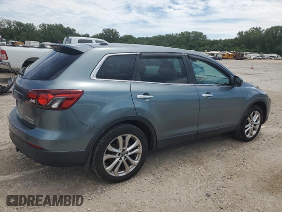 2013 Mazda CX-9 Grand Touring with VIN JM3TB3DA2D0400652, listed as a Copart auction lot 64034265 with 104,339 mi miles and Clean title. Bid and sale history available at DreamBid. Image 3.