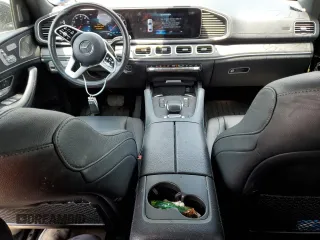 2021 Mercedes-Benz GLS 450 with VIN 4JGFF5KE2MA461453, listed as a Copart auction lot 55395124 with 57,363 mi miles and Salvage Title. Bid and sale history available at DreamBid. Image 8.
