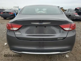 2015 Chrysler 200 Limited with VIN 1C3CCCAB9FN649124, listed as a Copart auction lot 54996145 with 58,679 mi miles and Clean Title. Bid and sale history available at carsss.com. Image 6.