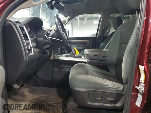 2017 Ram 1500 Big Horn with VIN 3C6RR7LT2HG689307, listed as a Copart auction lot 59586355 with 190,855 mi miles and Salvage title. Bid and sale history available at DreamBid. Image 7.