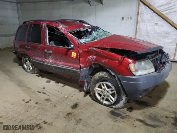 2004 Jeep Grand Cherokee Laredo with VIN 1J4GW48S74C198536, listed as a Copart auction lot 46850305 with 0 mi miles and Clean Title. Bid and sale history available at carsss.com. Image 4.