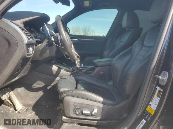 2019 BMW X3 M40i with VIN 5UXTS3C58K0Z10478, listed as a Copart auction lot 49874785 with 60,944 mi miles and Salvage Title. Bid and sale history available at DreamBid. Image 7.