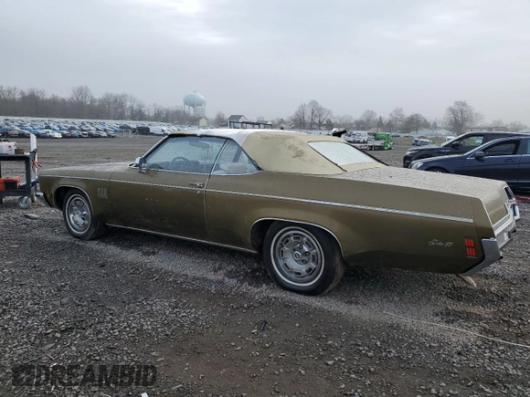 1972 Oldsmobile 88 z VIN 3N67U2M533910, wystawiony jako Copart lot #51184465 z przebiegiem 58 260 mil mil oraz Czysty tytuł • Clean title. Historia ofert i sprzedaży dostępna na DreamBid. Obrazek 2.