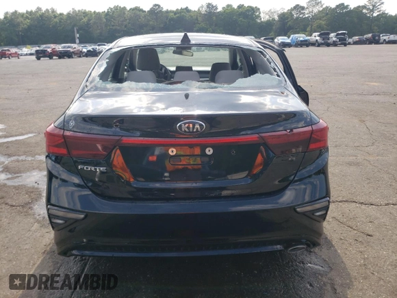 2021 Kia Forte LXS with VIN 3KPF24AD7ME354379, listed as a Copart auction lot 57523025 with Not provided miles and Salvage title. Bid and sale history available at DreamBid. Image 6.