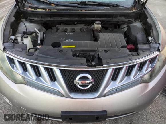 2009 Nissan Murano SL with VIN JN8AZ18U09W103215, listed as a Copart auction lot 74713684 with 0 mi miles and Salvage Title. Bid and sale history available at carsss.com. Image 12.