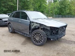 2023 Mercedes-Benz GLE 350 with VIN 4JGFB4KB1PA923727, listed as a IAAI auction lot 42351593 with 32,584 mi miles and . Bid and sale history available at DreamBid. Image 1.