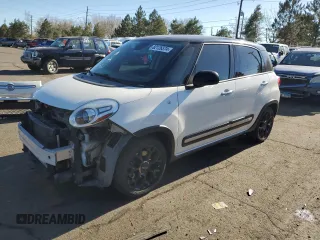 2017 FIAT 500L Trekking z VIN ZFBCFADH5HZ040117, wystawiony jako Copart lot #82126574 z przebiegiem 80 025 mil mil oraz Szkody całkowita. Historia ofert i sprzedaży dostępna na DreamBid. Obrazek 1.