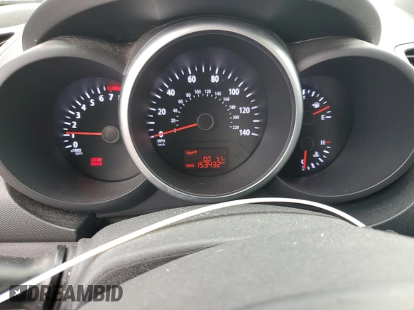 2012 Kia Soul + with VIN KNDJT2A63C7469119, listed as a Copart auction lot 54405585 with 153,432 mi miles and Salvage Title. Bid and sale history available at DreamBid. Image 9.