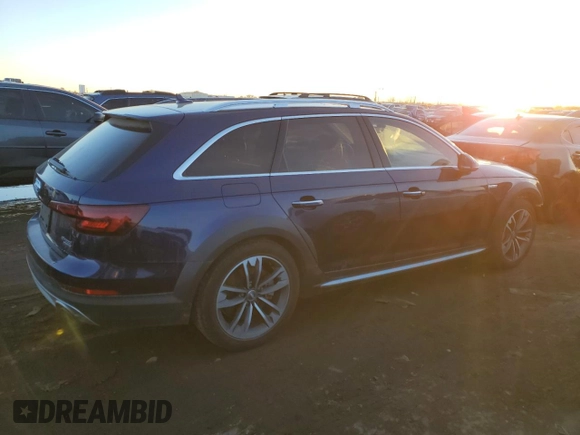 2019 Audi allroad A4 Premium with VIN WA17NAF46KA106587, listed as a Copart auction lot 80711834 with 93,375 mi miles and Salvage Title. Bid and sale history available at DreamBid. Image 3.