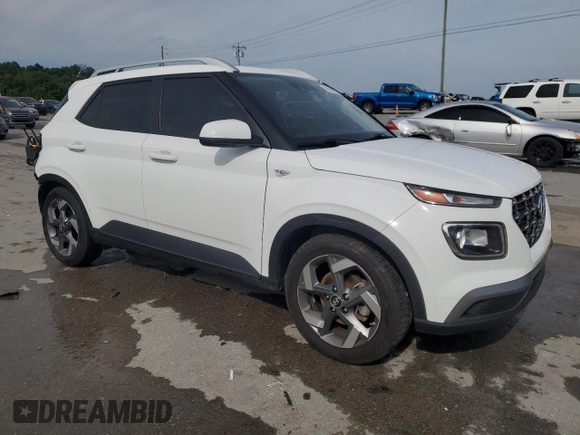 2021 Hyundai Venue SEL with VIN KMHRC8A36MU064530, listed as a Copart auction lot 59814905 with 40,310 mi miles and Salvage title. Bid and sale history available at DreamBid. Image 4.