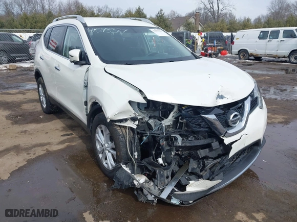 2016 Nissan Rogue S with VIN JN8AT2MV2GW139801, listed as a IAAI auction lot 41593327 with 106,274 mi miles. Bid and sale history available at carsss.com. Image 6.