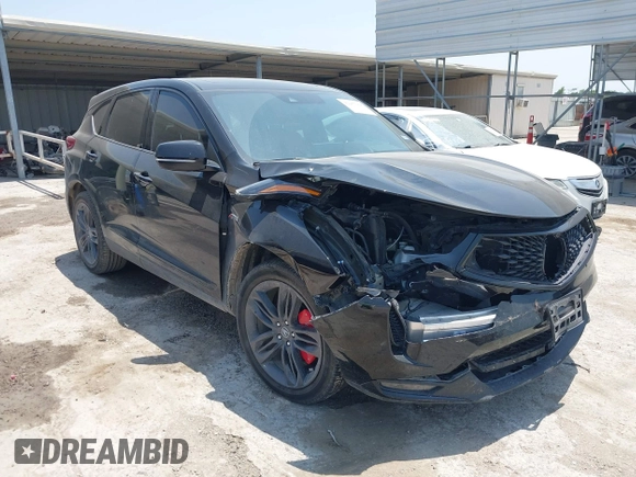 2022 Acura RDX w/A-Spec Package with VIN 5J8TC1H6XNL006589, listed as a IAAI auction lot 42257928 with 50,907 mi miles and . Bid and sale history available at DreamBid. Image 1.