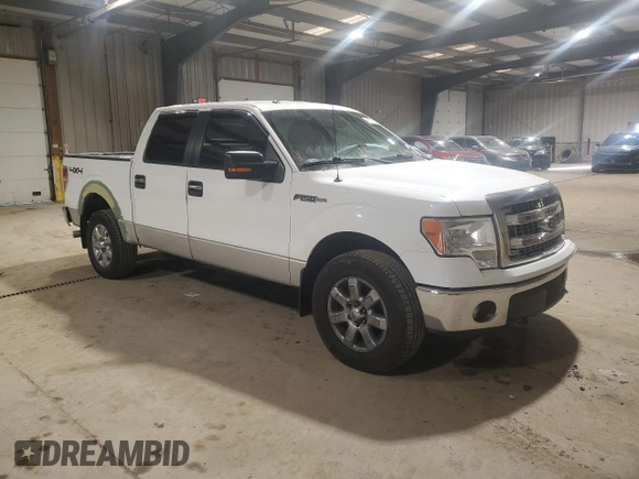 2013 Ford F-150 XL with VIN 1FTFW1EF8DKF24695, listed as a Copart auction lot 48121735 with 157,303 mi miles and Salvage Title. Bid and sale history available at carsss.com. Image 4.