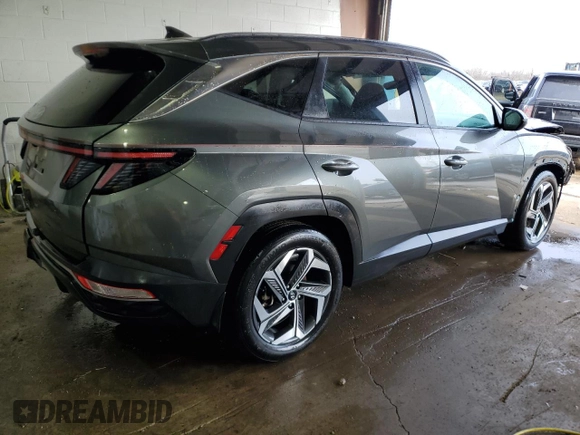 2022 Hyundai Tucson SEL with VIN 5NMJC3AEXNH133590, listed as a Copart auction lot 44133265 with 61,290 mi miles and Salvage Title. Bid and sale history available at carsss.com. Image 3.