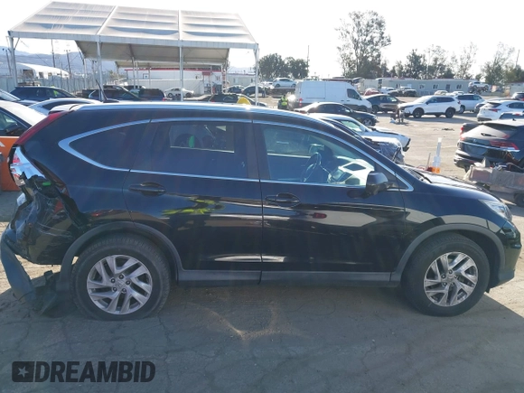 2015 Honda CR-V EX-L with VIN 2HKRM3H78FH506556, listed as a IAAI auction lot 41943492 with 100,405 mi miles. Bid and sale history available at carsss.com. Image 13.