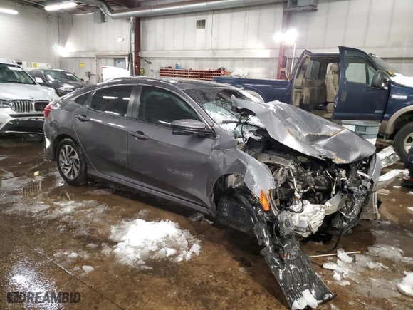 2018 Honda Civic Sedan EX with VIN 2HGFC2F74JH593829, listed as a Copart auction lot 44894305 with 79,711 mi miles and Salvage Title. Bid and sale history available at carsss.com. Image 4.