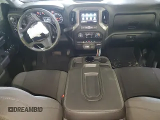 2021 Chevrolet Silverado 1500 Custom with VIN 1GCPYBEK3MZ120101, listed as a Copart auction lot 84403284 with 52,693 mi miles and Salvage Title. Bid and sale history available at DreamBid. Image 8.