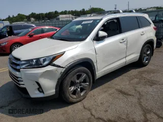 2018 Toyota Highlander Limited z VIN 5TDDZRFH6JS825614, wystawiony jako Copart lot #59293985 z przebiegiem 87 019 mil mil oraz Szkoda całkowita • Salvage title. Historia ofert i sprzedaży dostępna na DreamBid. Obrazek 1.