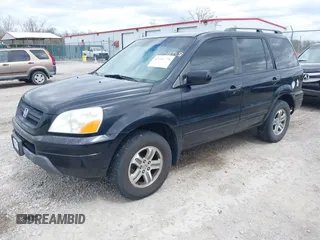 2004 Honda Pilot EX z VIN 2HKYF18504H600002, wystawiony jako IAAI lot #42041728 z przebiegiem 320 212 mil mil oraz . Historia ofert i sprzedaży dostępna na DreamBid. Obrazek 2.