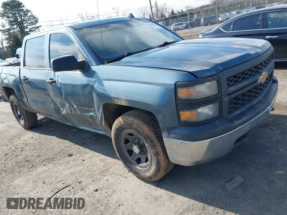 2014 Chevrolet Silverado 1500 Work Truck with VIN 3GCUKPEH9EG248169, listed as a IAAI auction lot 41531601 with 362,850 mi miles and . Bid and sale history available at DreamBid. Image 1.