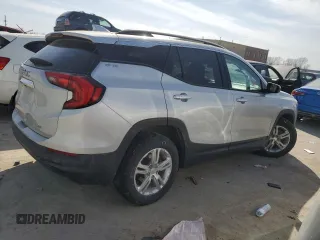 2019 GMC Terrain SLE with VIN 3GKALTEV8KL199780, listed as a Copart auction lot 48692715 with 117,365 mi miles and Salvage Title. Bid and sale history available at carsss.com. Image 3.