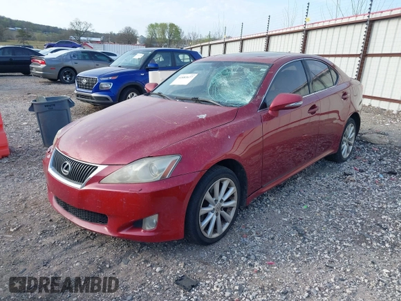 2009 Lexus IS with VIN JTHCK262492032459, listed as a IAAI auction lot 41883677 with 187,740 mi miles. Bid and sale history available at carsss.com. Image 17.