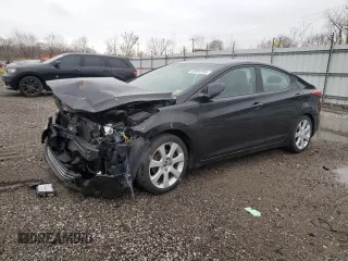 2012 Hyundai Elantra Limited with VIN KMHDH4AEXCU309723, listed as a Copart auction lot 50999765 with 126,030 mi miles and Salvage Title. Bid and sale history available at carsss.com. Image 1.