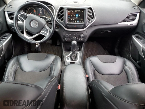 2018 Jeep Cherokee Latitude Plus with VIN 1C4PJLLBXJD524177, listed as a Copart auction lot 51149735 with 57,333 mi miles and Salvage Title. Bid and sale history available at carsss.com. Image 8.