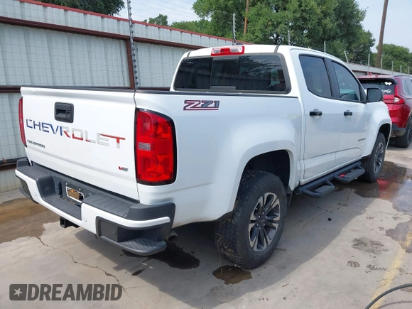 2022 Chevrolet Colorado 2WD Z71 with VIN 1GCGSDENXN1194641, listed as a IAAI auction lot 42254087 with 39,979 mi miles and . Bid and sale history available at DreamBid. Image 4.