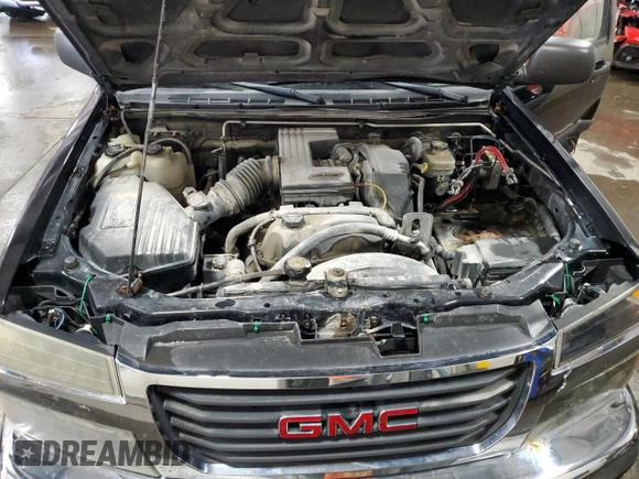 2004 GMC Canyon 1SB SLE Z85 with VIN 1GTDT136348114628, listed as a Copart auction lot 52105615 with 244,232 mi miles and Salvage Title. Bid and sale history available at carsss.com. Image 11.