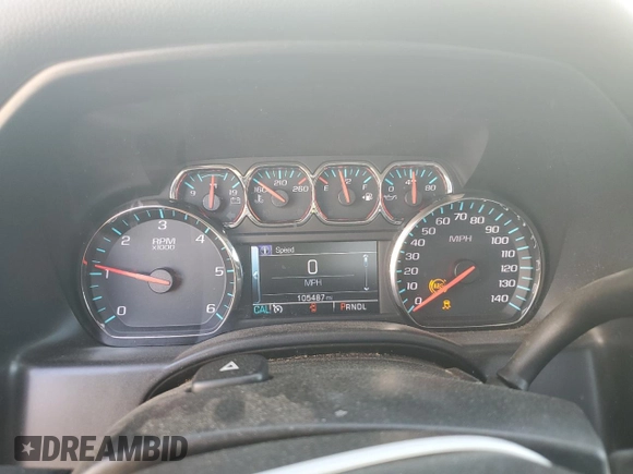 2018 Chevrolet Silverado 1500 LT with VIN 1GCRCREC1JZ363393, listed as a Copart auction lot 49255255 with 105,487 mi miles and Salvage Title. Bid and sale history available at DreamBid. Image 9.