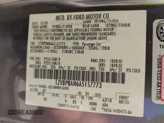 2010 Ford Mustang V6 с VIN 1ZVBP8AN6A5157773, выставлен на аукционе IAAI как лот 41921156 с пробегом 118 549 миль миль и . История ставок и продаж доступна на DreamBid. Изображение 9.