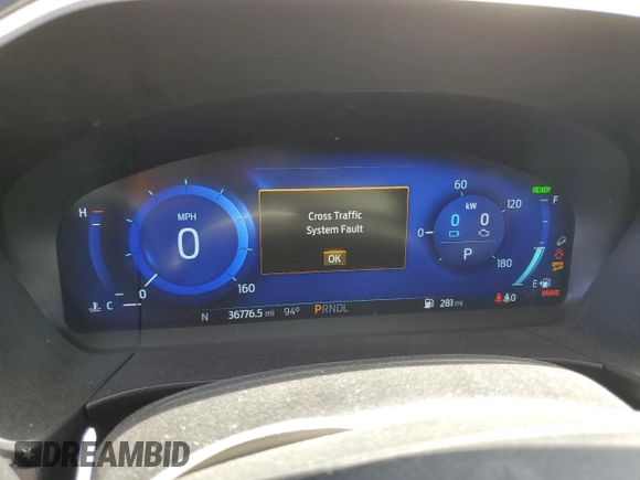 2020 Ford Escape SE Sport Hybrid with VIN 1FMCU0BZ0LUC38338, listed as a Copart auction lot 63516275 with 36,776 mi miles and Salvage title. Bid and sale history available at DreamBid. Image 9.