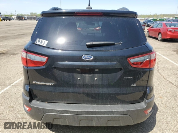 2021 Ford EcoSport SE with VIN MAJ3S2GEXMC425577, listed as a Copart auction lot 54005715 with 17,030 mi miles and Salvage title. Bid and sale history available at DreamBid. Image 6.