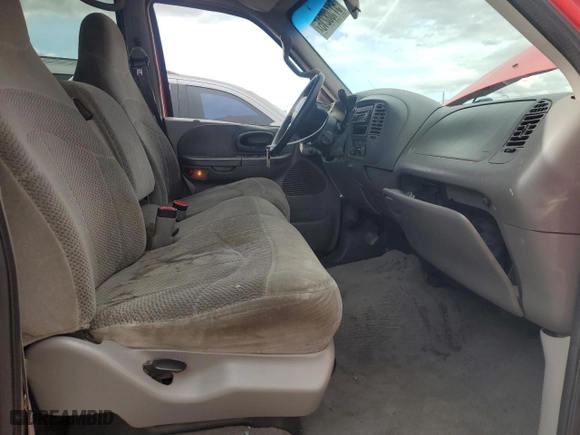 2001 Ford F-150 SuperCrew XLT with VIN 1FTRW07L11KE28896, listed as a Copart auction lot 51108215 with 260,968 mi miles and Salvage Title. Bid and sale history available at carsss.com. Image 7.