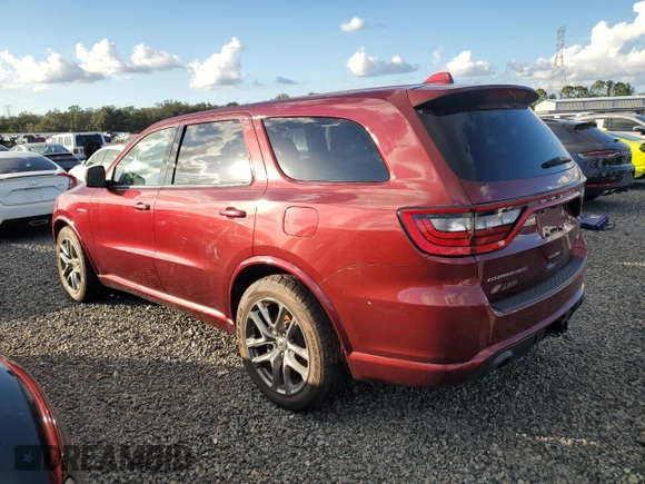 2022 Dodge Durango R/T Plus with VIN 1C4SDJCT0NC222634, listed as a Copart auction lot 85609924 with 26,692 mi miles and Salvage title. Bid and sale history available at DreamBid. Image 2.