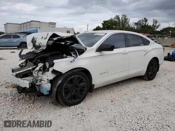2017 Chevrolet Impala LS with VIN 2G11Z5S39H9183164, listed as a Copart auction lot 88370715 with 29,219 mi miles and Salvage Title. Bid and sale history available at DreamBid. Image 1.