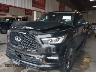 2020 Infiniti QX80 LUXE with VIN JN8AZ2NF3L9700036, listed as a IAAI auction lot 41704457 with 65,848 mi miles. Bid and sale history available at carsss.com. Image 2.