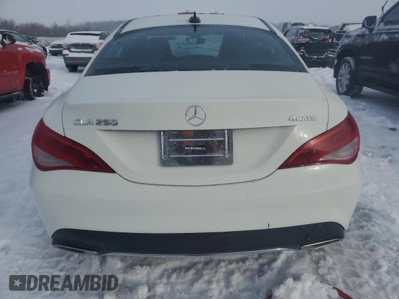 2017 Mercedes-Benz CLA 250 with VIN WDDSJ4GB3HN442473, listed as a Copart auction lot 43711085 with 70,391 mi miles and Clean Title. Bid and sale history available at DreamBid. Image 6.
