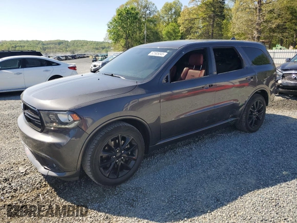 2017 Dodge Durango R/T with VIN 1C4SDHCT3HC814249, listed as a Copart auction lot 52585045 with 140,809 mi miles and Salvage title. Bid and sale history available at DreamBid. Image 1.
