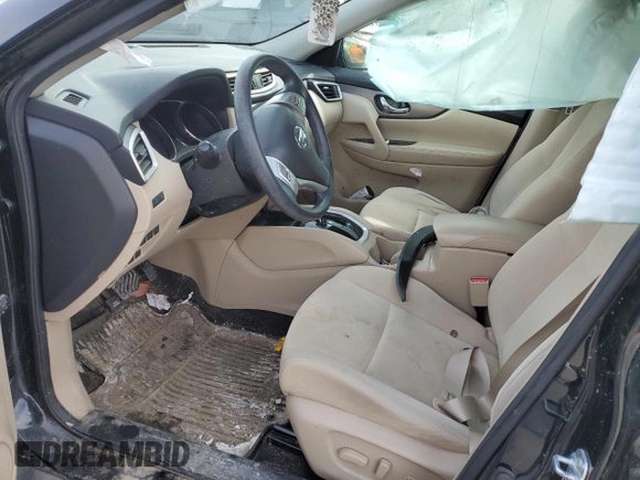 2016 Nissan Rogue S with VIN KNMAT2MT5GP736686, listed as a Copart auction lot 47551745 with 97,914 mi miles and Salvage Title. Bid and sale history available at carsss.com. Image 7.