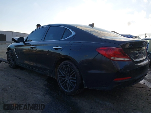 2019 Genesis G70 Advanced with VIN KMTG64LA7KU027220, listed as a IAAI auction lot 41133708 with 50,987 mi miles and . Bid and sale history available at DreamBid. Image 3.