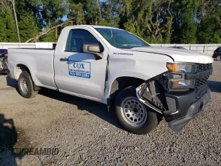 2021 Chevrolet Silverado 1500 Work Truck with VIN 3GCNWAEHXMG344252, listed as a Copart auction lot 72424184 with 71,858 mi miles and Non Repairable. Bid and sale history available at carsss.com. Image 4.
