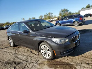 2014 BMW 5 Series GT 535i xDrive with VIN WBA5M4C50ED183924, listed as a Copart auction lot 73438384 with 171,473 mi miles and Salvage Title. Bid and sale history available at carsss.com. Image 4.