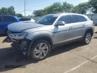 2020 Volkswagen Atlas SEL with VIN 1V2MC2CA5LC207302, listed as a Copart auction lot 55015914 with 43,833 mi miles and . Bid and sale history available at DreamBid. Image 1.