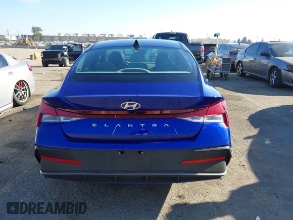 2024 Hyundai Elantra SEL with VIN KMHLM4DG7RU751436, listed as a IAAI auction lot 41882763 with 11,447 mi miles and . Bid and sale history available at DreamBid. Image 17.