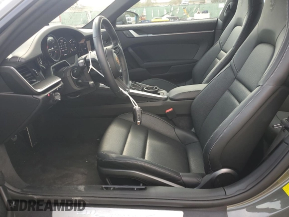 2024 Porsche 911 Carrera S with VIN WP0AB2A94RS219603, listed as a Copart auction lot 77205934 with 3,357 mi miles and Salvage Title. Bid and sale history available at carsss.com. Image 7.