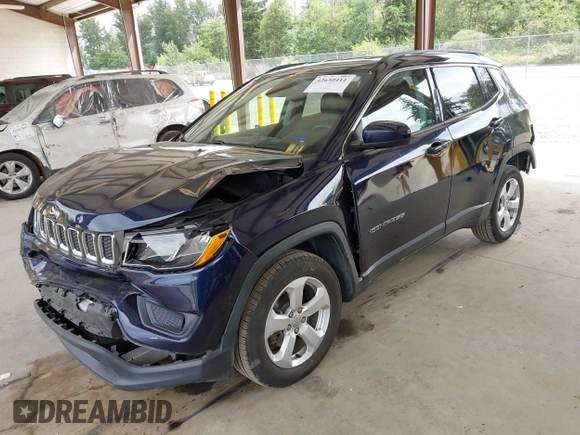 2018 Jeep Compass Latitude z VIN 3C4NJCBB3JT204766, wystawiony jako IAAI lot #42650411 z przebiegiem 72 704 mil mil oraz . Historia ofert i sprzedaży dostępna na DreamBid. Obrazek 2.
